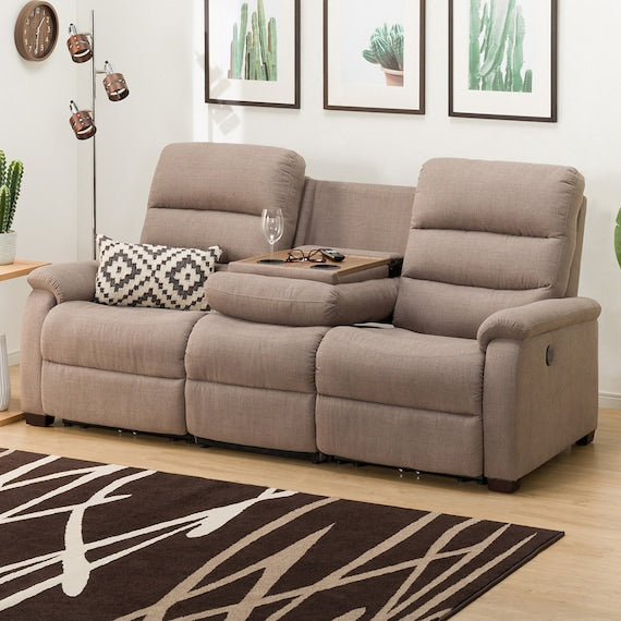 3 SEAT RECLINER SOFA N-BELIEVA MO FABRIC