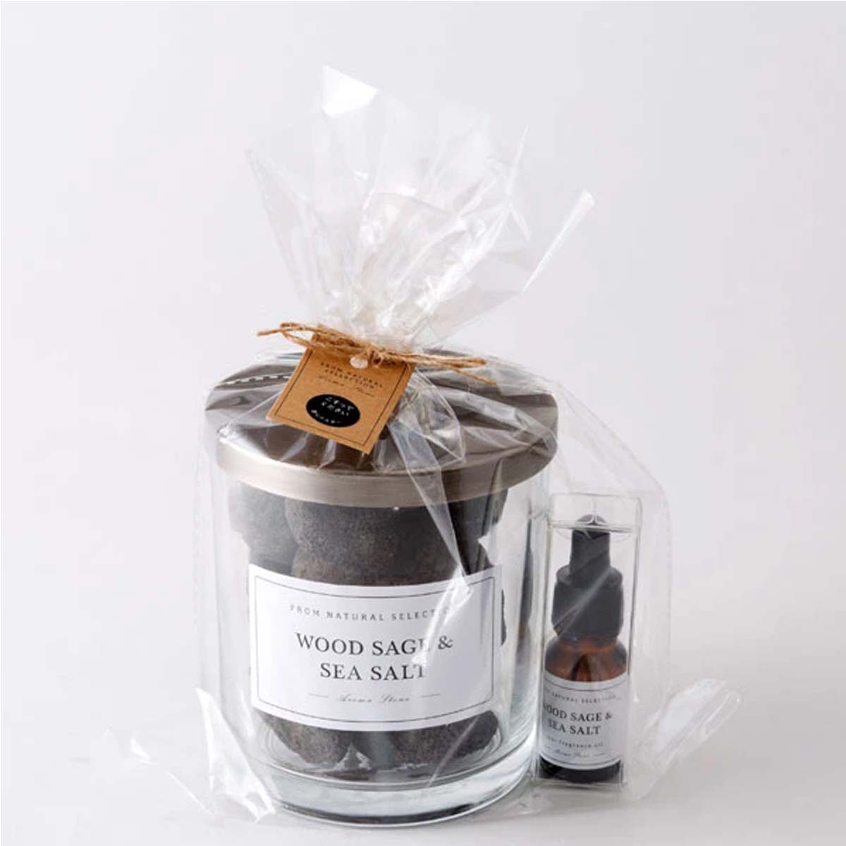 LAVA STONE DIFFUSER BK WOOD SAGE u0026 SEA SALT