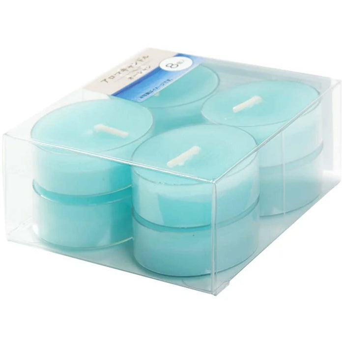 Candle Tealight 8P Ocean