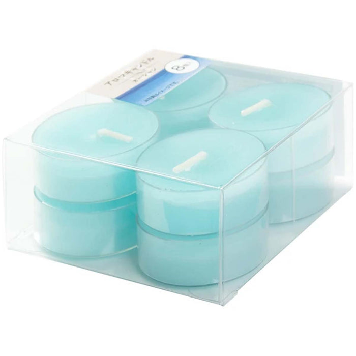 Candle Tealight 8P Ocean