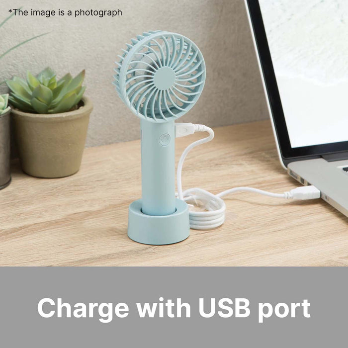RECHARGEABLE HANDY FAN WITH STAND RO NI