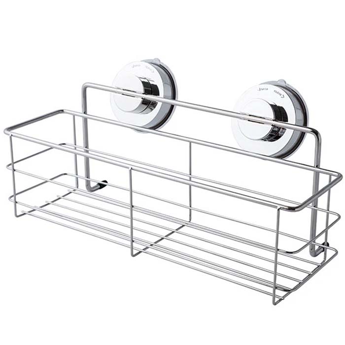 STAINLESS BOTTLE RACK WITH SUCTION CUP CRED W300