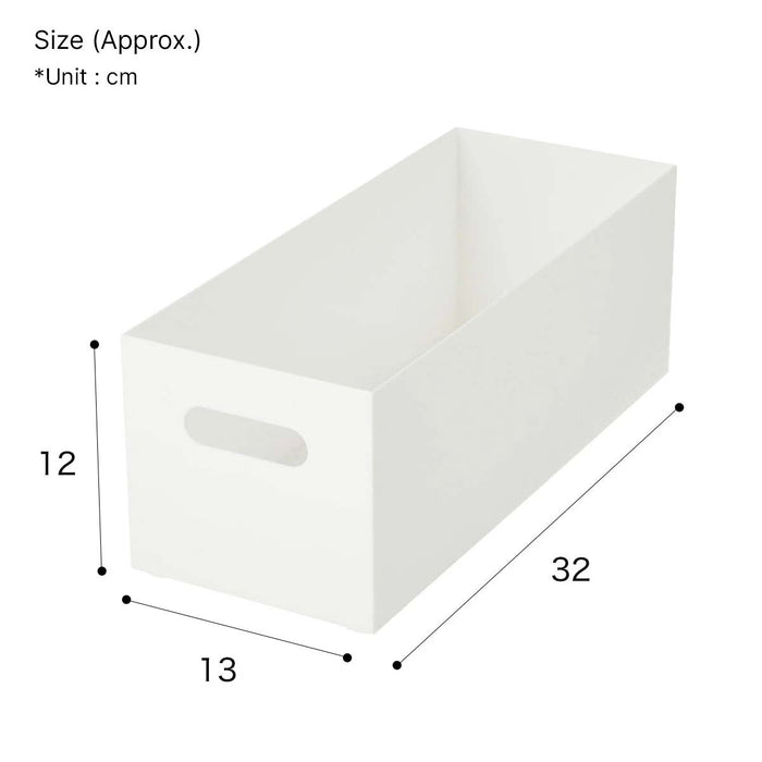 STORAGE BOX CLANE LOW WH