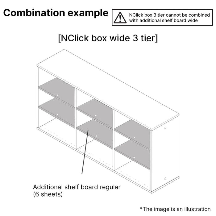 ADDITIONAL SHELF NCLICK BOX REG MBR2