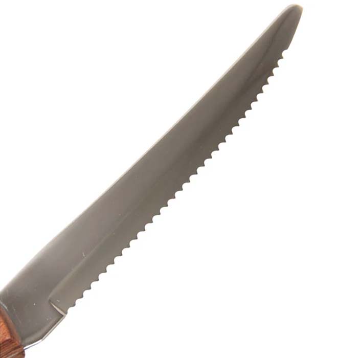 STEAK KNIFE WOODEN HANDLE