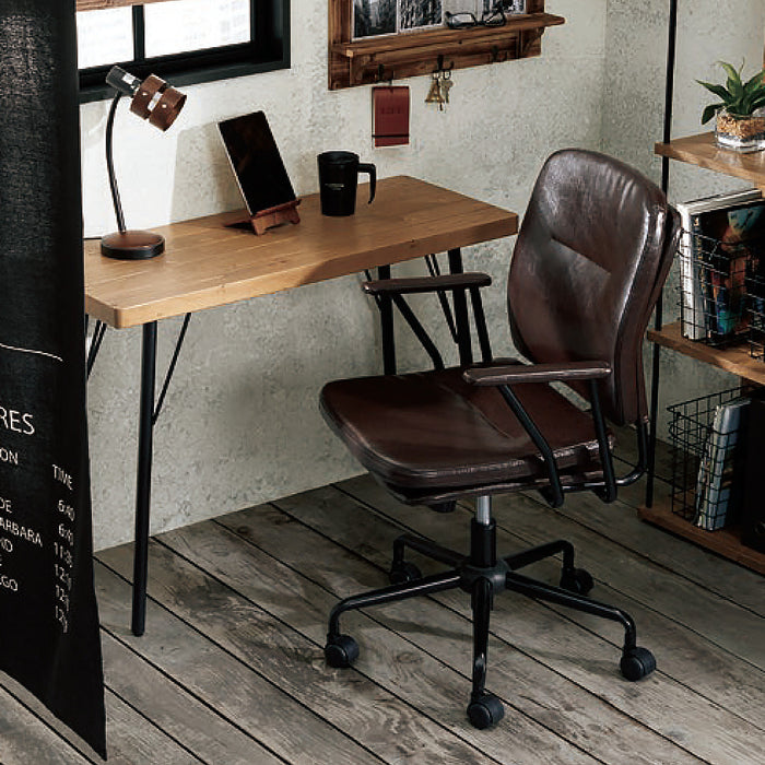 DESK CHAIR N SHIELD SMOKE DH DBR