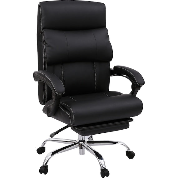OFFICECHAIR FOOTREST OC702 PVC BK