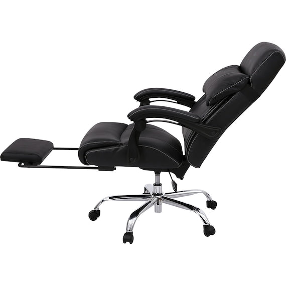 OFFICECHAIR FOOTREST OC702 PVC BK