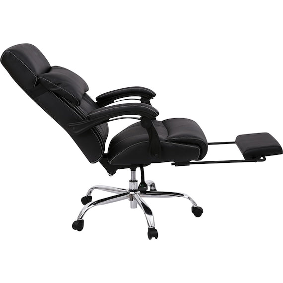 OFFICECHAIR FOOTREST OC702 PVC BK