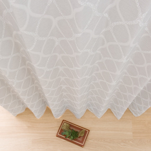 CURTAIN PATTERN2 GY 100X200X2