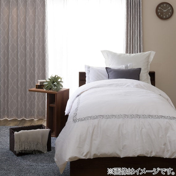 CURTAIN PATTERN2 GY 100X200X2