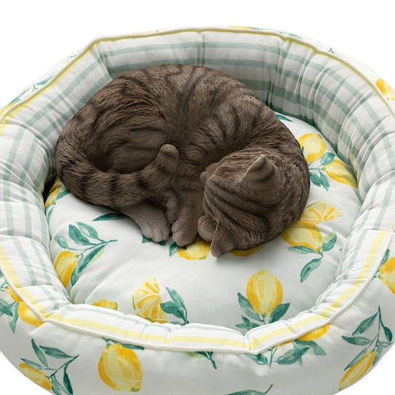PET BED N COOL LEMON N S ROUND M
