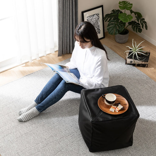 POUF SHELL GRAB2 BK