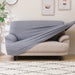 STRECH ARMSOFA COVER MOTTLE GY 2P