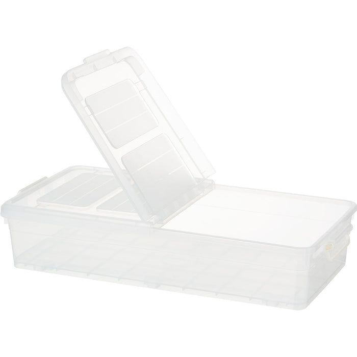 TWO-END-OPEN UNDER BED STORAGE ROLLER BOX K0171