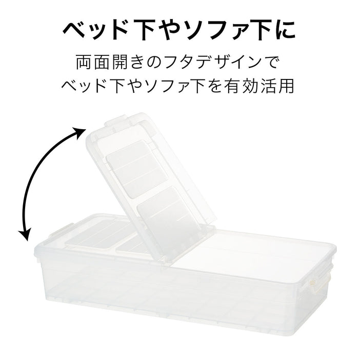 STORAGE CONTAINER UNDER BED WITH CASTER