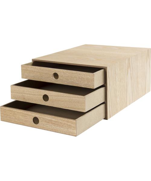 A4DRAWER 3D NATURALWOOD NA(2533)