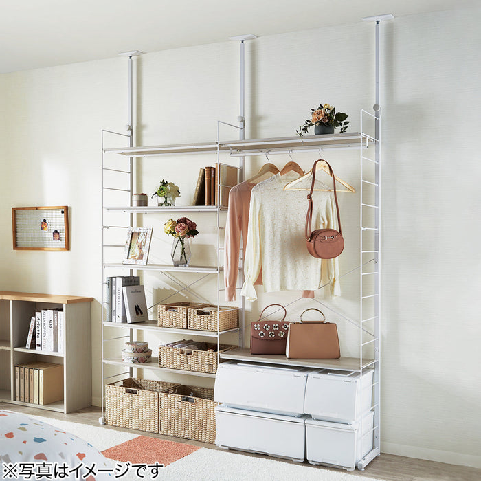 HEIGHT ADJUSTABLE WARDROBE/SHELF ADDITIONAL SIDE PARTS WH