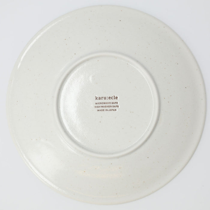 LIGHTWEIGHT LARGE DISH KARUEKURE SHIROKARATU