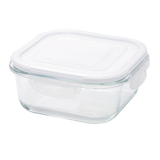 HEAT RESISTANT GLASS STORAGE CONTAINER 780ML SQUARE