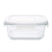 HEAT RESISTANT GLASS STORAGE CONTAINER 780ML SQUARE
