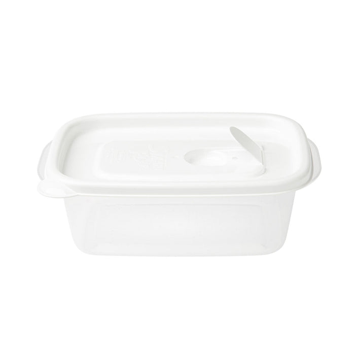 SQUARE FOOD CONTAINER 610 3P WH