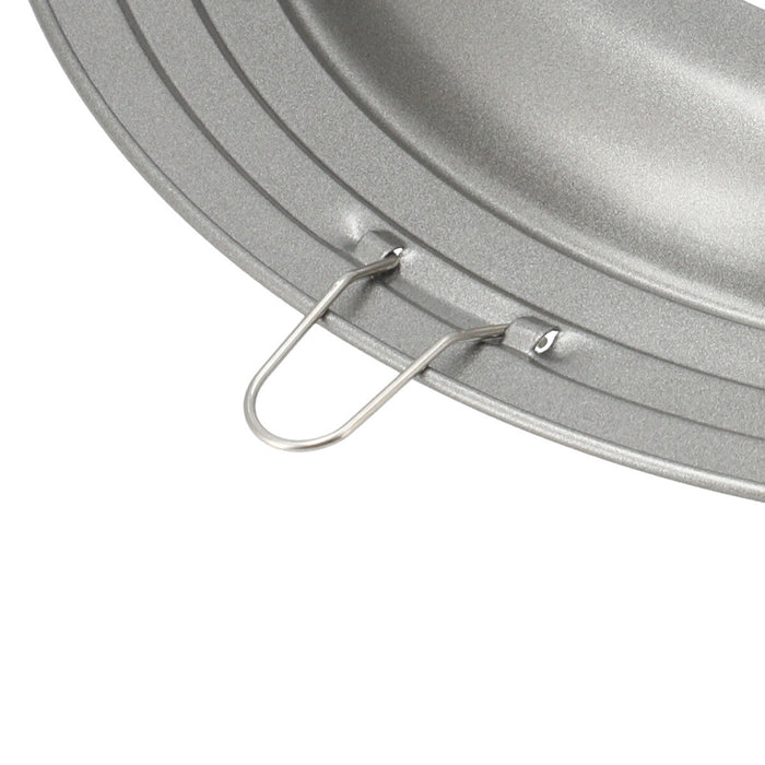 STANDABLE STEEL FRY PAN COVER 26-30CM