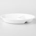 RESIN PARTITION PLATE ROUND DELI WH 22CM