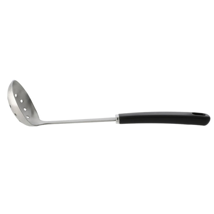 STAINLESS PERFORATED LADLE WITH PP HANDLE