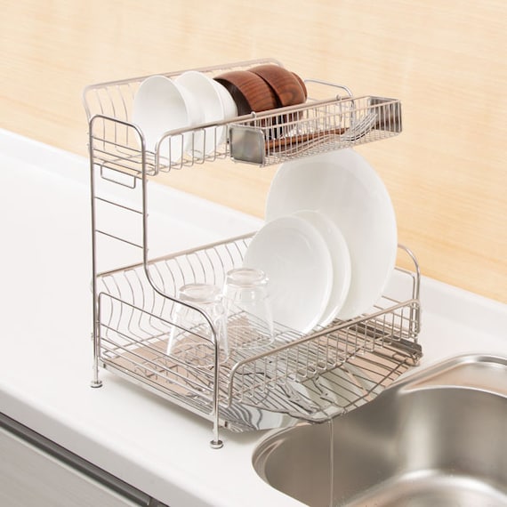 STAINLESS TWO LAYERS DISH RACK SS-2R TYBS-0172