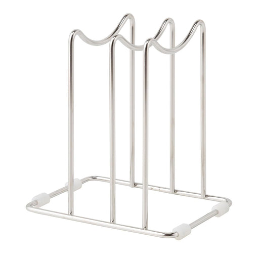 STAINLESS CUTTING BOARD STAND DOUBLE